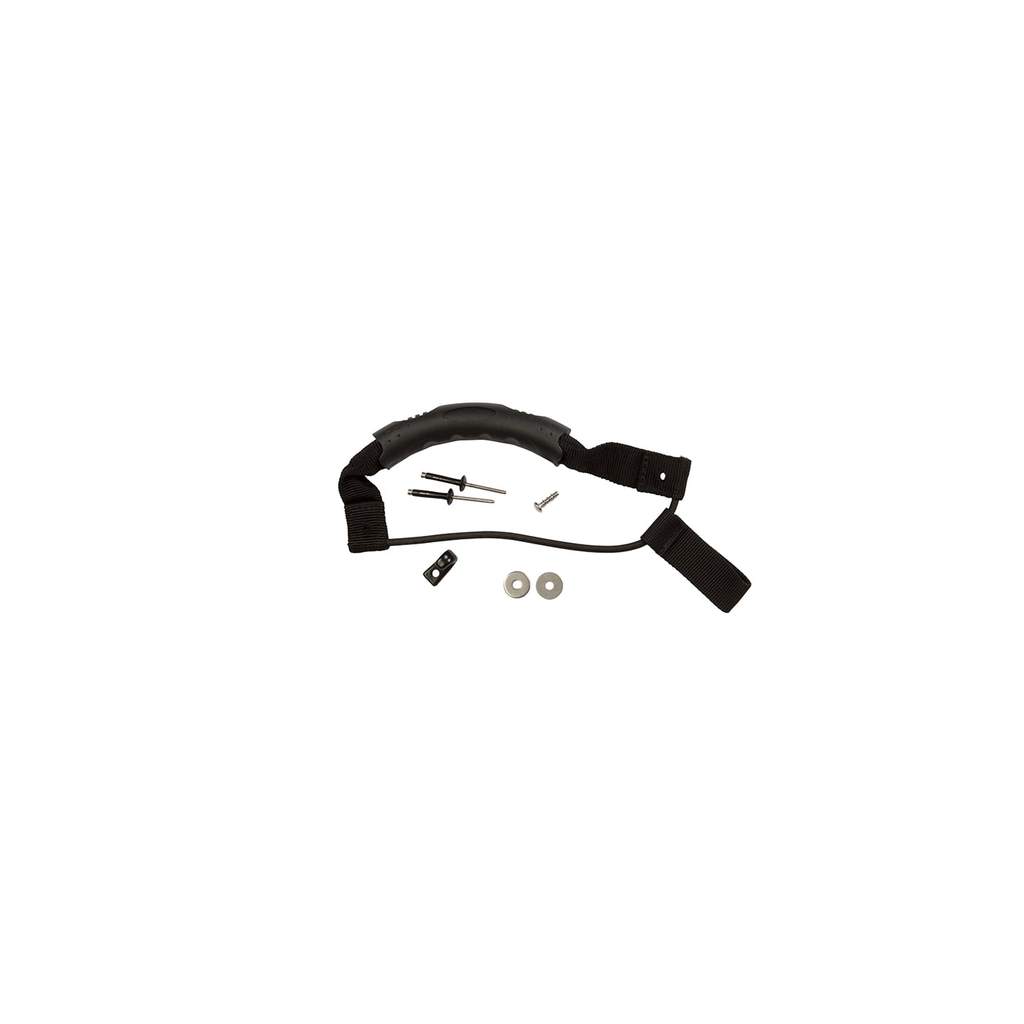 Deluxe 2-in-1 carrying handle and paddle tie-down