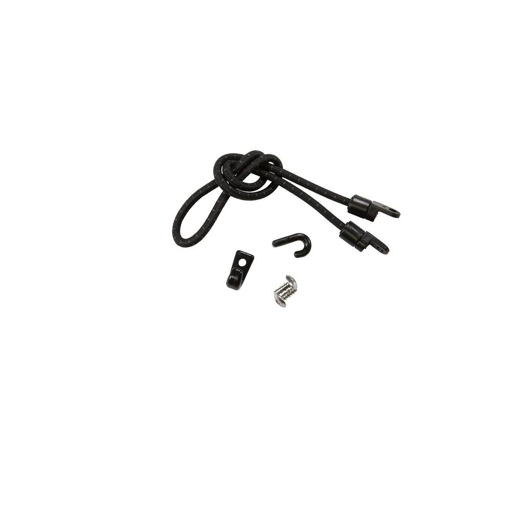 Black 20 (51 cm) paddle tie-down with hook