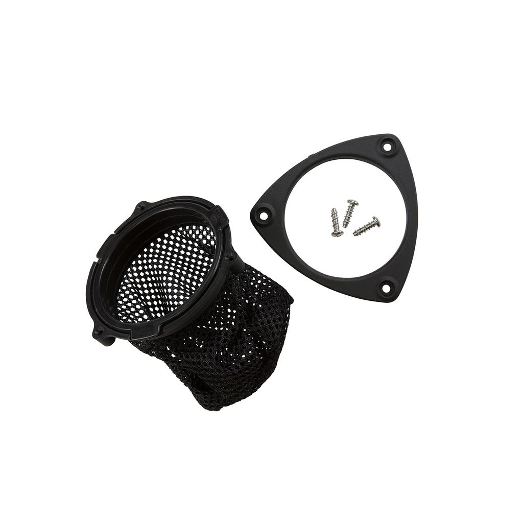 Cup and bottle holder with mesh net