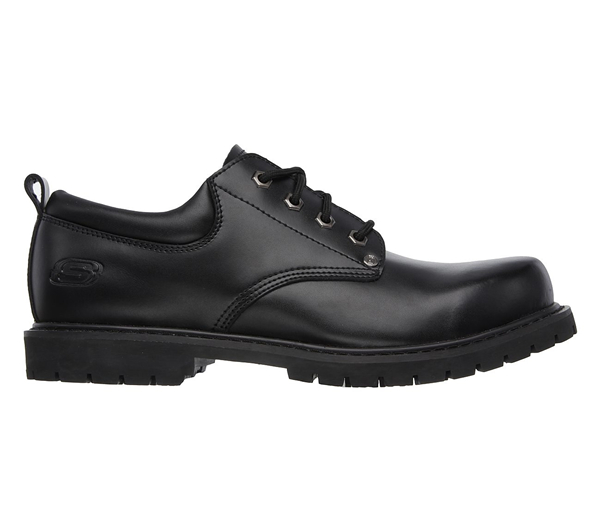Skechers Men Work: Relaxed Fit - Cottonwood - Fribble Black