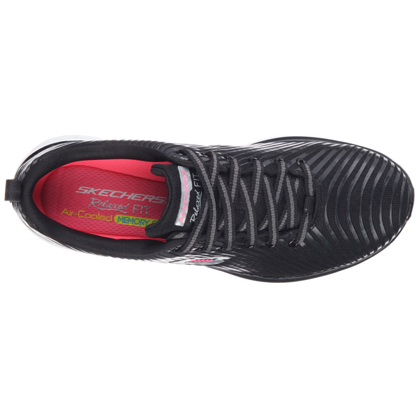Skechers Women Relaxed Fit: Valeris - Perfect Storm Black/White