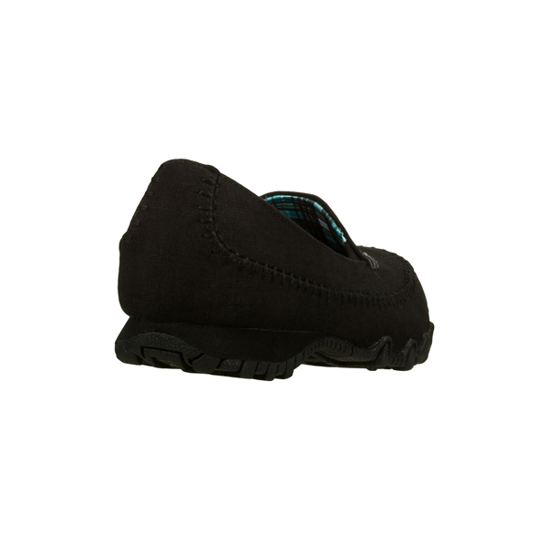 Skechers Women Relaxed Fit: Bikers - Cross Walk Black