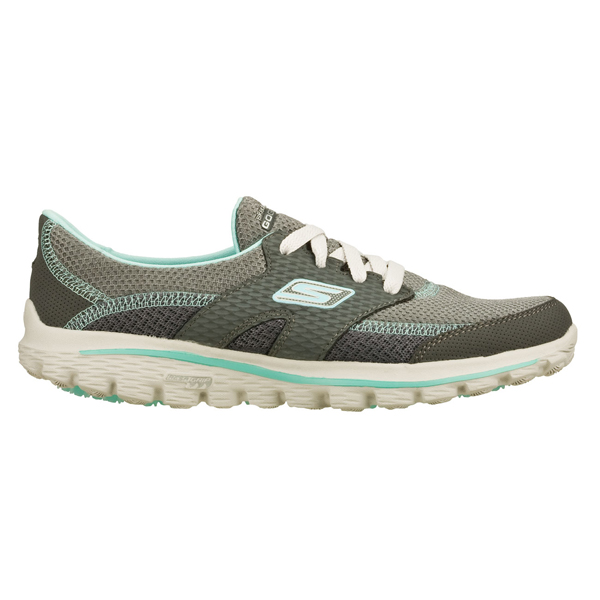 Skechers Women GOwalk 2 Golf - Fairway Charcoal/Blue