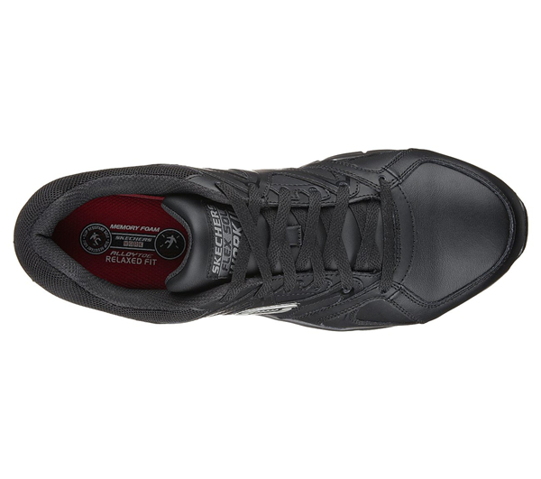 Skechers Men Work: Relaxed Fit Synergy - Ekron Alloy Toe Black