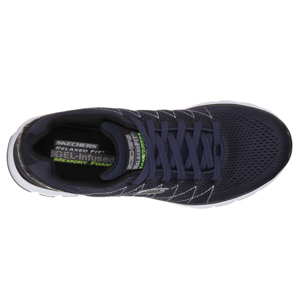 Skechers Men Extra Wide Fit (4E) Shoes - Skech-Flex Navy
