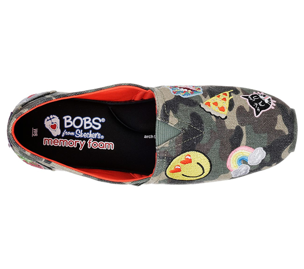 Skechers Women Bobs Plush - Perfect Patches Camouflage