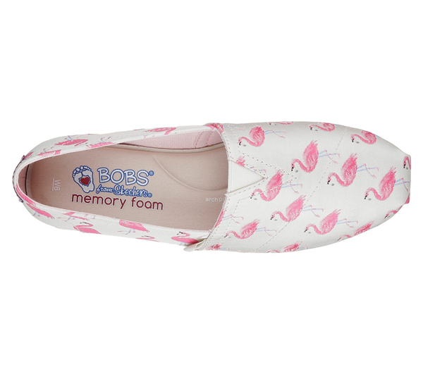 Skechers Women Bobs Plush - Flamingo Fest Natural
