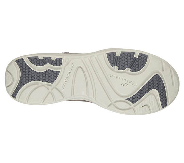 Skechers Men Relaxed Fit: Elected - Drigo Charcoal