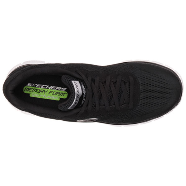Skechers Men Wide Fit (2E) Shoes - Covert Activity Black/White