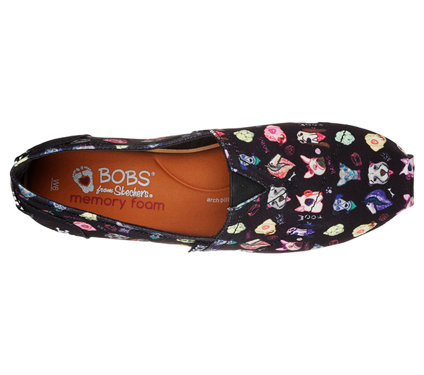 Skechers Women Bobs Plush - Posh Pup Black