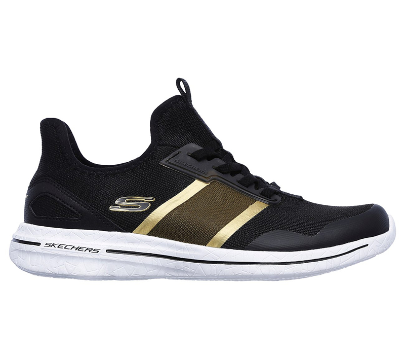 Skechers Women Burst 2.0 - Heart of Gold Black/Gold