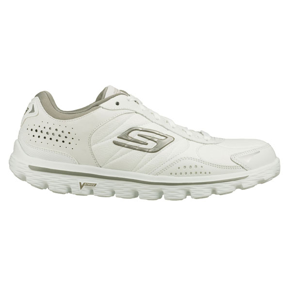 Skechers Men Extra Wide Fit (4E) Shoes - Flash LT White/Gray