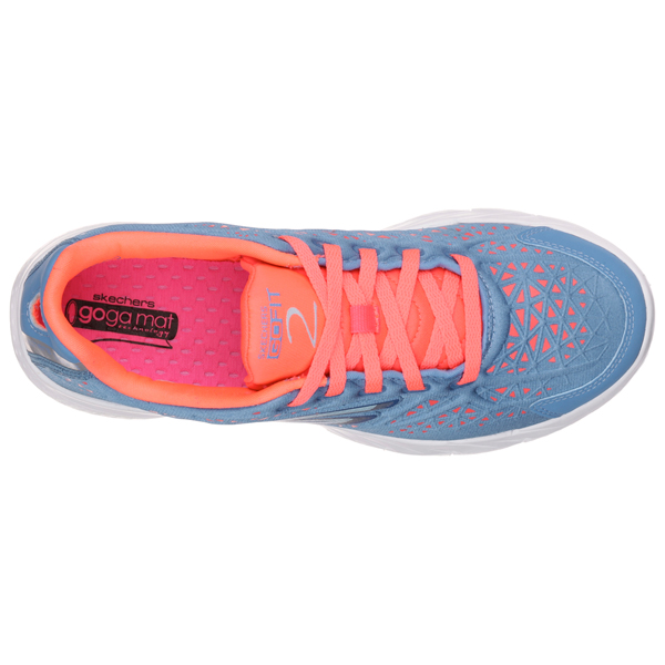 Skechers Women Gofit - Presto Blue/Coral
