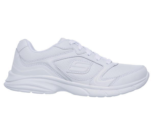 Skechers Girls Spirit Sprintz - Scholar Sprintz White