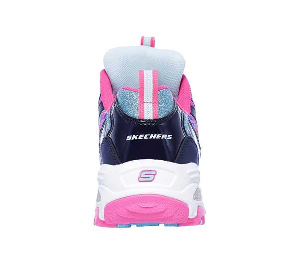Skechers Girls D'Lites - Kickin Cool Navy/Multi