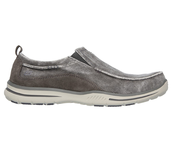 Skechers Men Relaxed Fit: Elected - Drigo Charcoal
