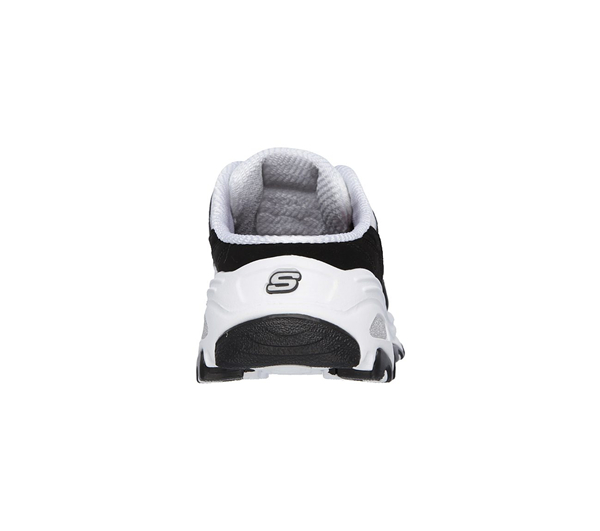 Skechers Women D'Lites - Set In Stone Black/White