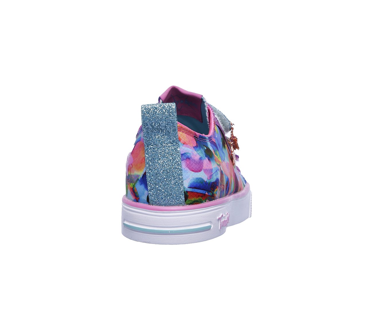 Skechers Girls Twinkle Toes: Shuffles - Triple Ups Multi