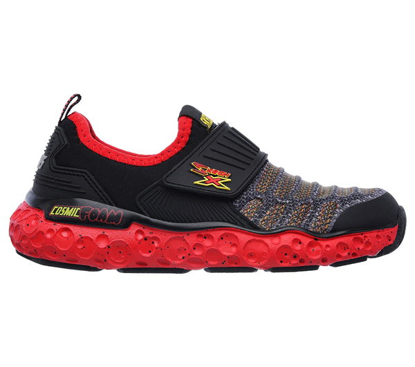 Skechers Boys Skech-X: Cosmic Foam - Portal Crusher Black/Red