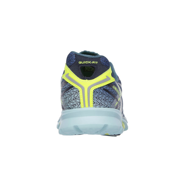 Skechers Men Extra Wide Fit (4E) Shoes - Navy/Lime