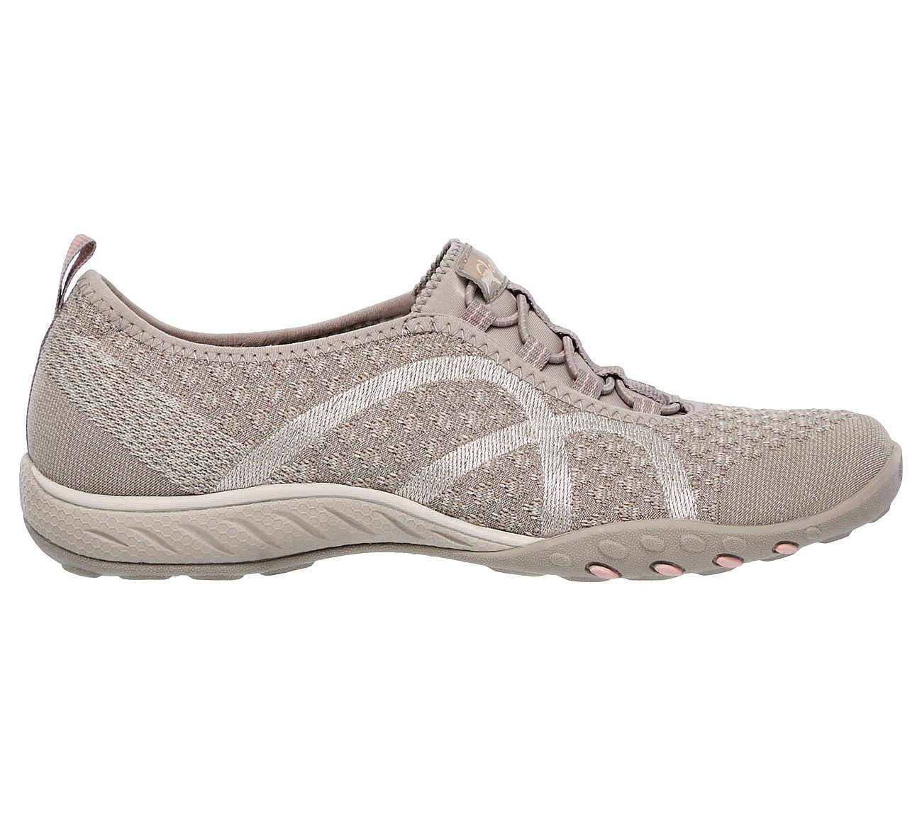 Skechers Women Relaxed Fit: Breathe Easy - Fortune-Knit Taupe