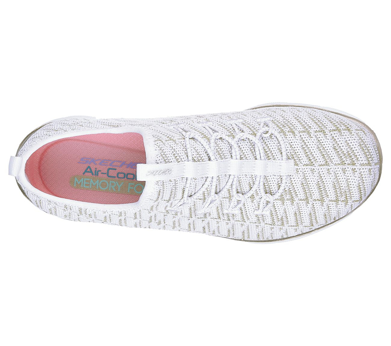 Skechers Women Flex Appeal 2.0 - Insights White/Gold