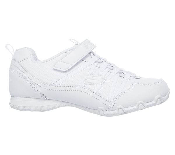 Skechers Girls Bikers II - Grammar Glorious White