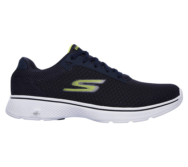 Skechers Men GOwalk 4 Navy/Lime