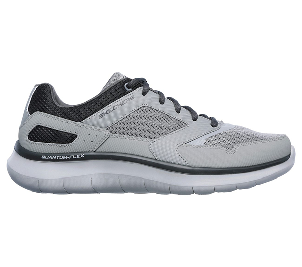 Skechers Men Relaxed Fit: Quantum Flex - Hudzick Gray/Charcoal