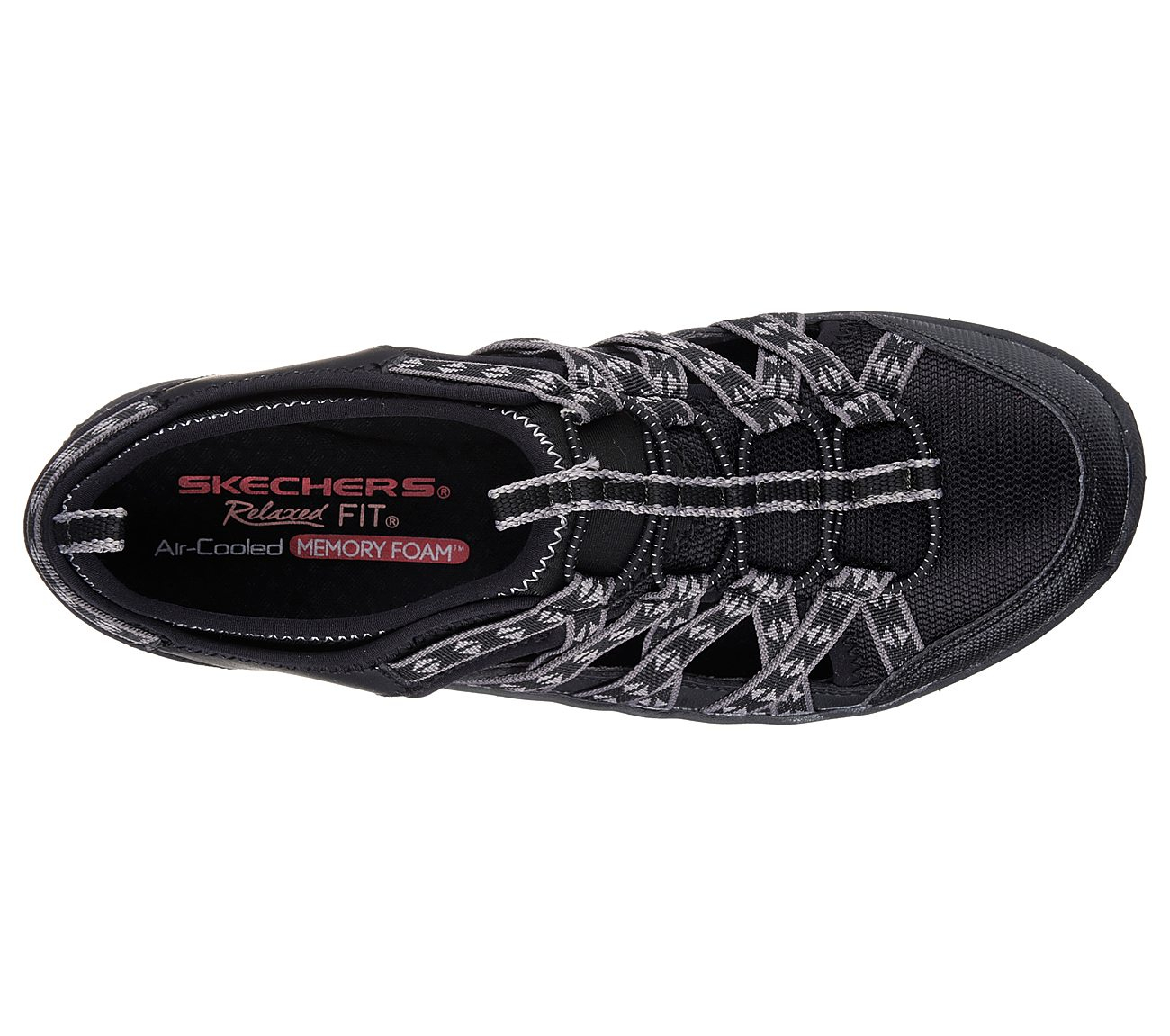 Skechers Women Relaxed Fit: Reggae Fest - Dory Black
