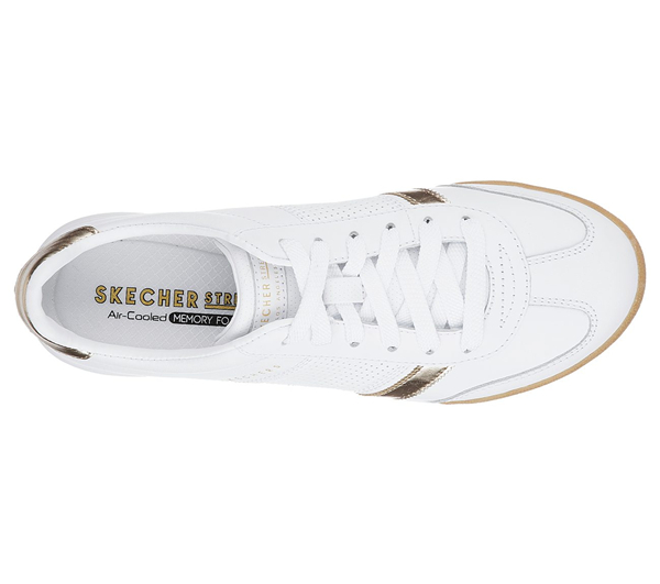 Skechers Women Zinger - Flicker White/Gold