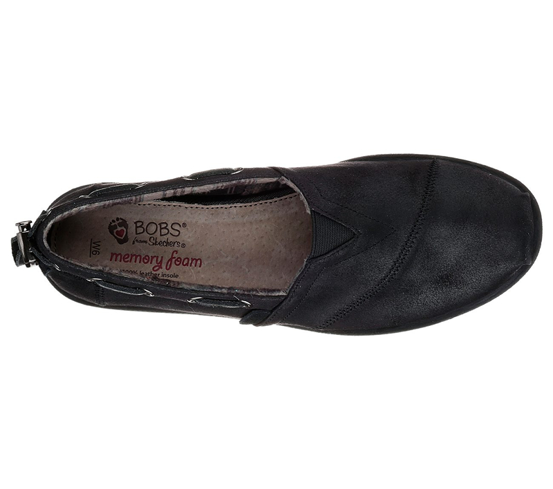 Skechers Women Bobs Chill Luxe - Buttoned Up Black