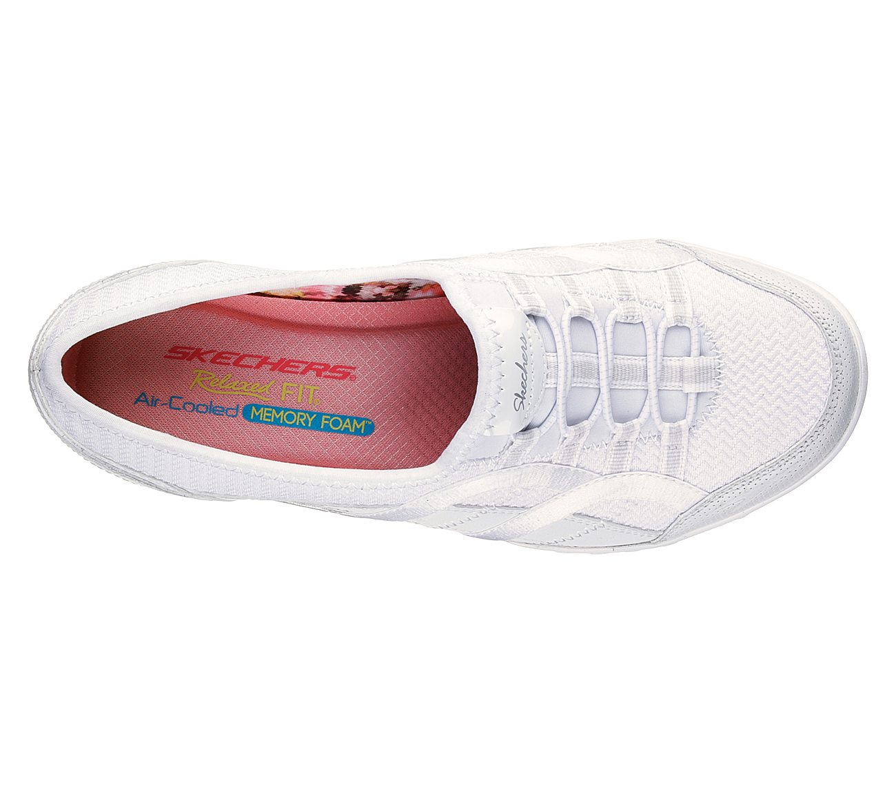 Skechers Women Relaxed Fit: Breathe Easy - Faithful White