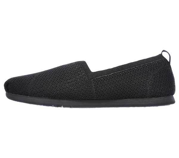Skechers Women Bobs Plush Lite - Custom Built Black