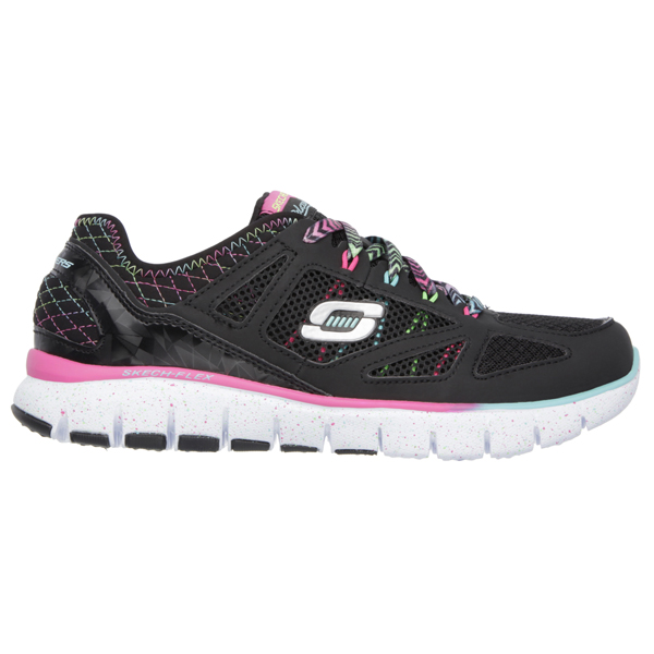 Skechers Women Relaxed Fit: Skech-Flex - Fashion Play Black/Multi