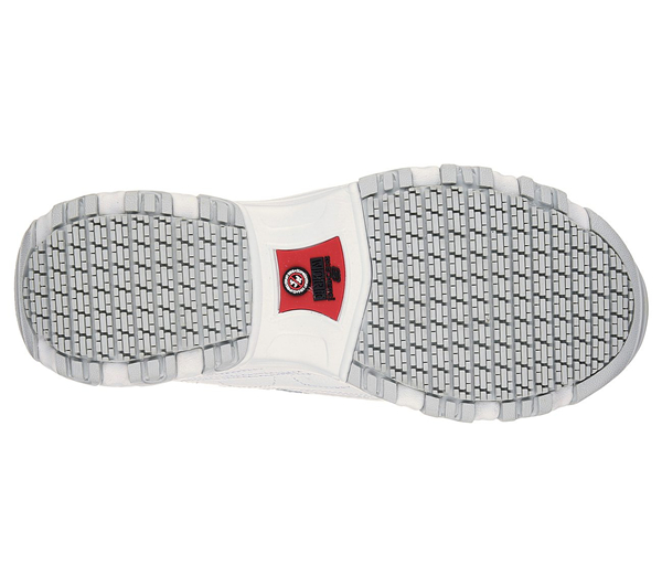 Skechers Women Work: D'Lites - Pooler Alloy Toe White