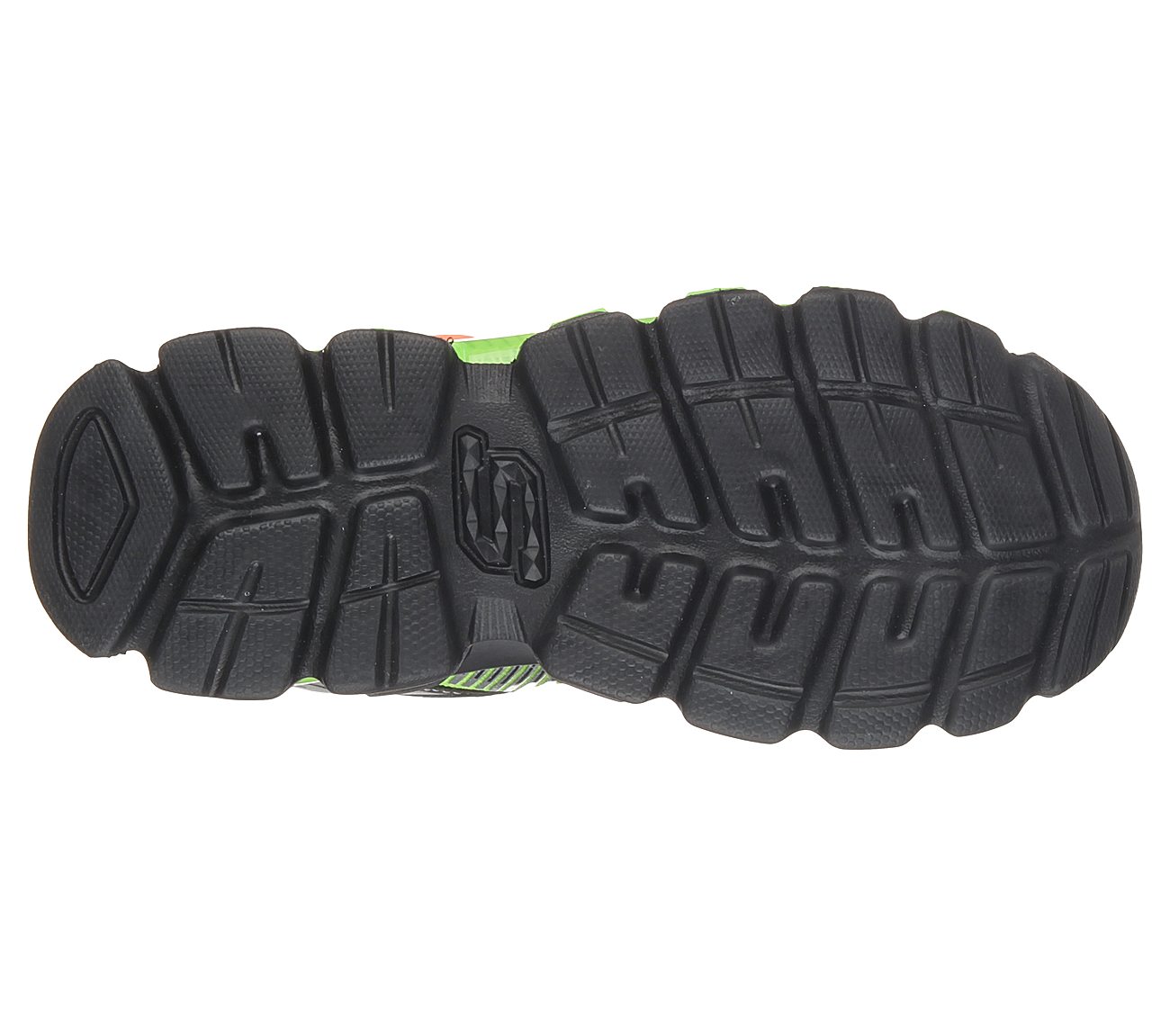 Skechers Boys S Lights: Flashpod - Scoria Black/Lime