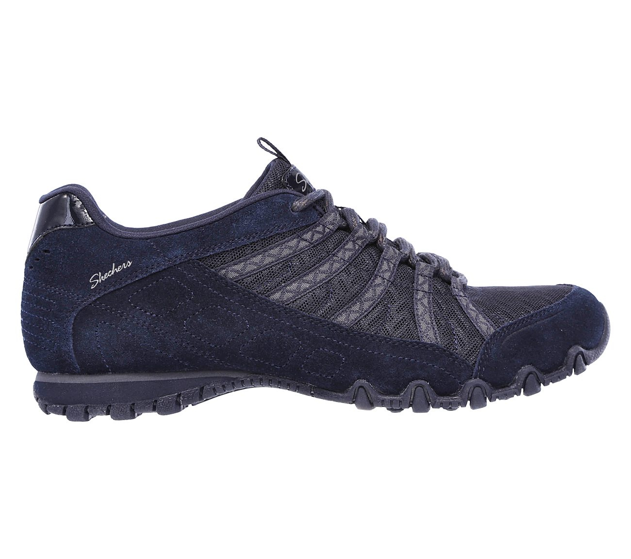 Skechers Women Relaxed Fit: Bikers - Commotion Navy