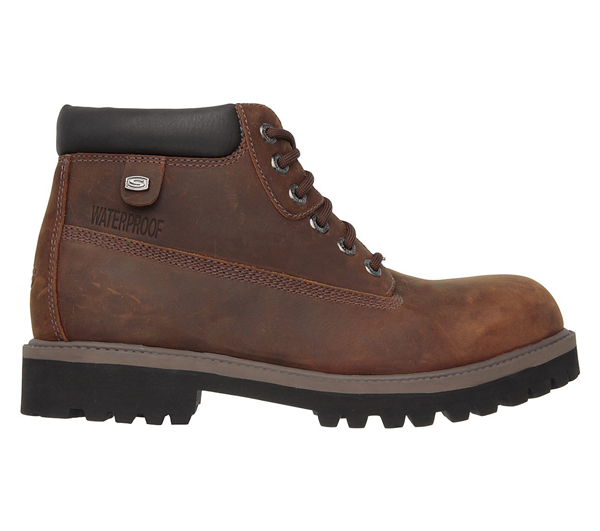 Skechers Men Boots: Verdict Brown