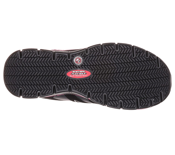 Skechers Women Work: Synergy - Sandlot Alloy Toe Black/Pink