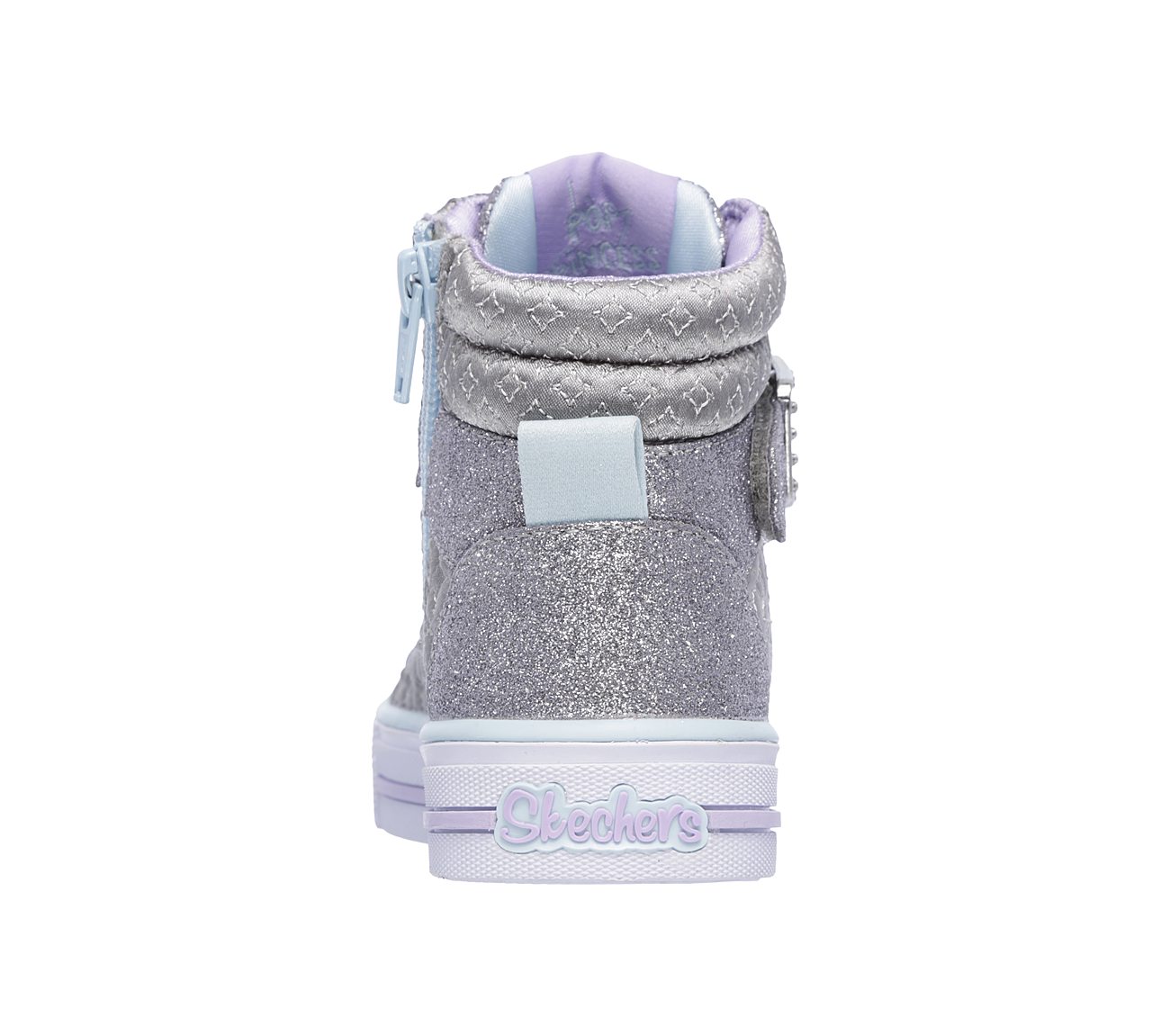 Skechers Girls Twinkle Toes: Shuffles - Twinkle Charm Gunmetal