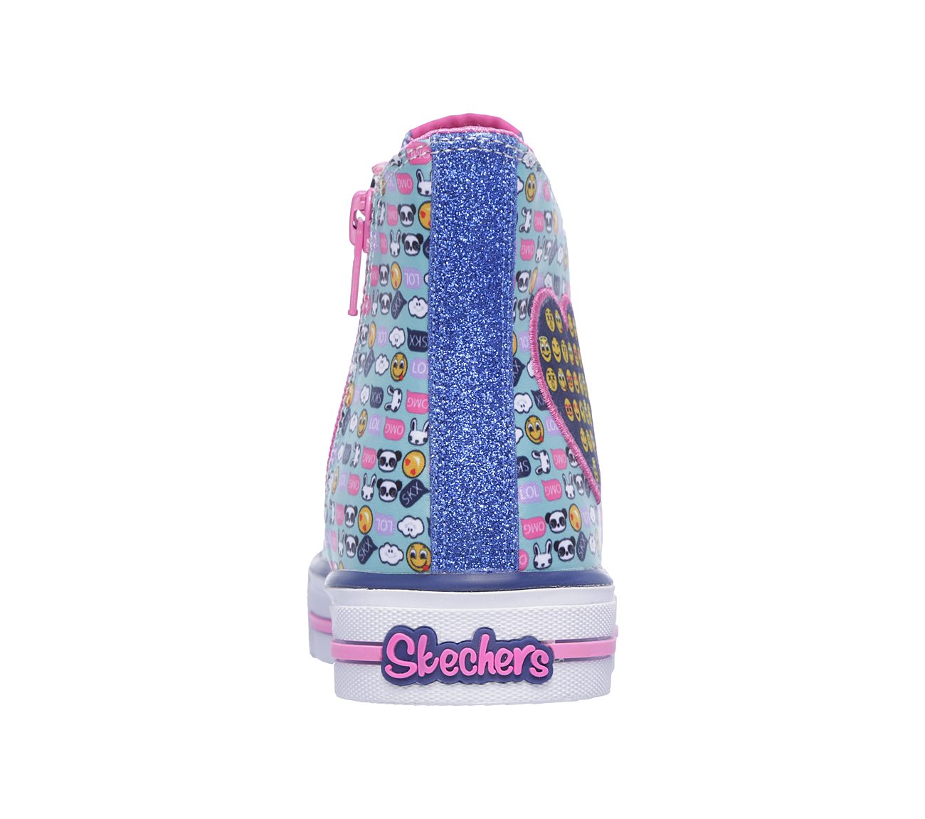 Skechers Girls Twinkle Toes: Shuffles Aqua/Multi