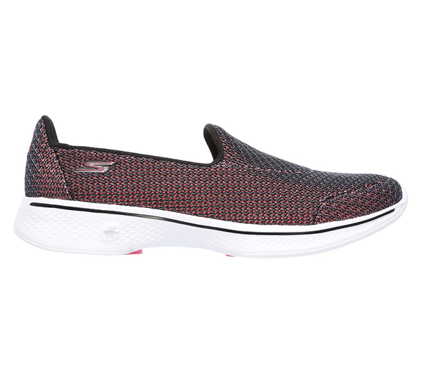 Skechers Women GOwalk 4 - Majestic Black/Hot Pink