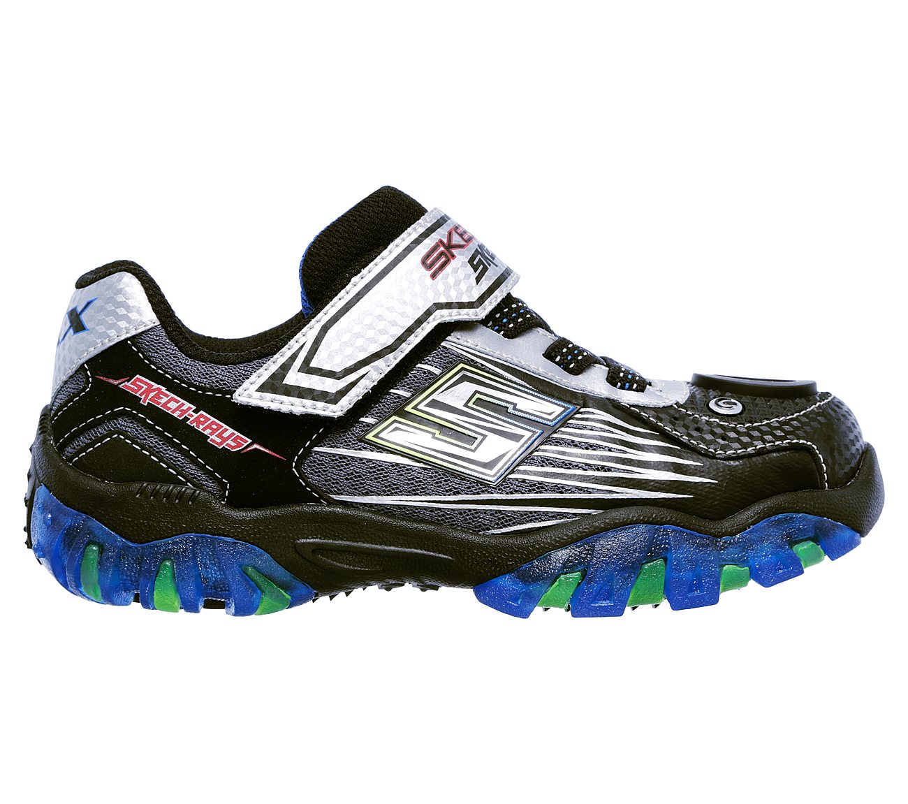 Skechers Boys Lights: Street Lightz 2.0 - Skech Rayz Sliver/Multi