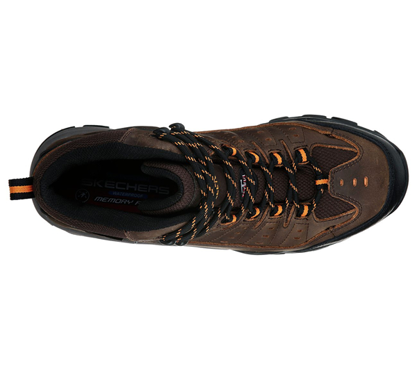 Skechers Men Work: Delleker - Lakehead Brown/Orange