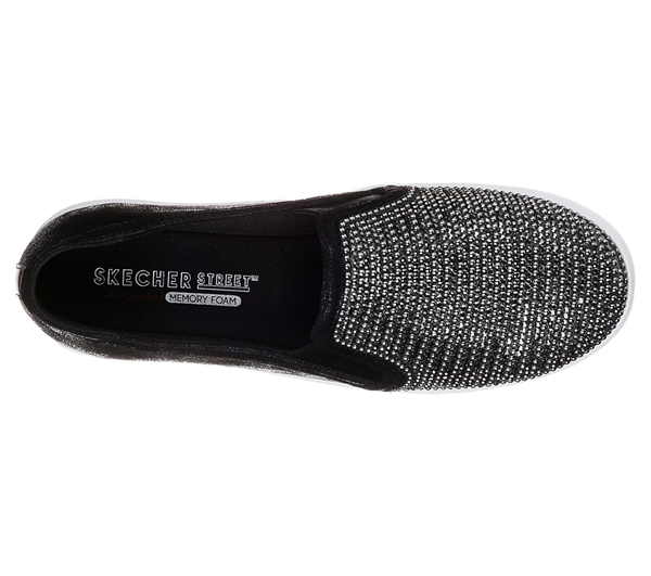 Skechers Women Double Up - Shiny Dancer Black