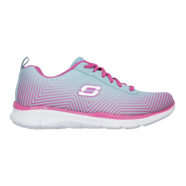 Skechers Women Equalizer - Expect Miracles Light Blue/Pink