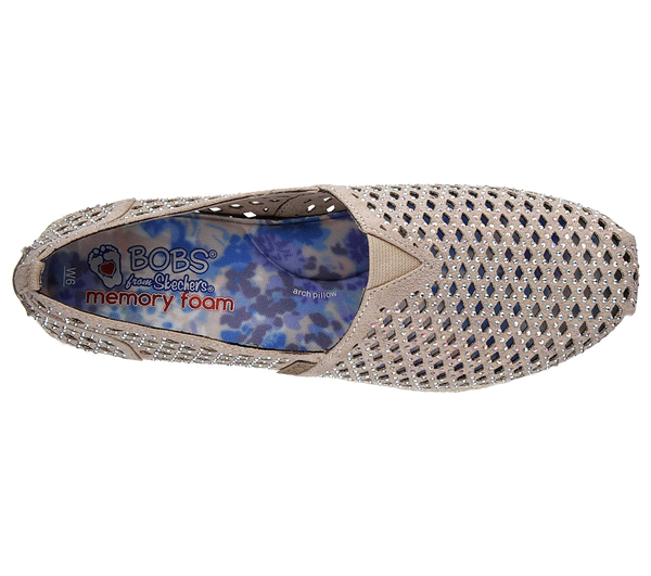 Skechers Women Bobs Highlights - Glamsquad Taupe