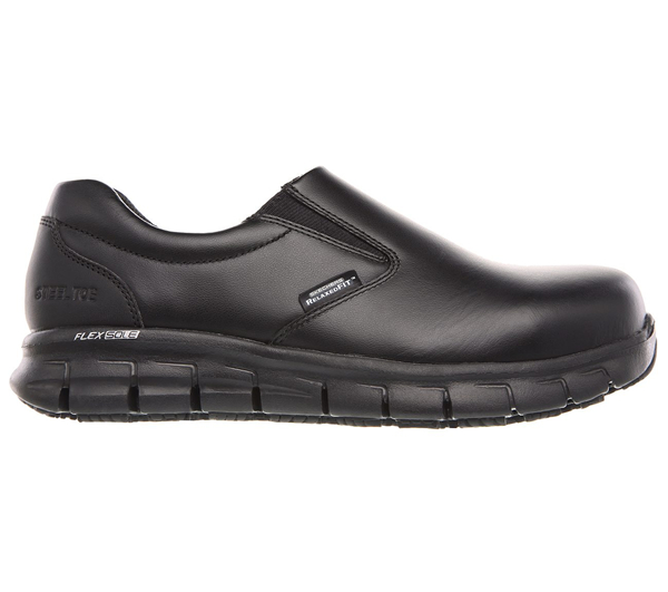 Skechers Women Work: Relaxed Fit Sure Track - Vonn Black