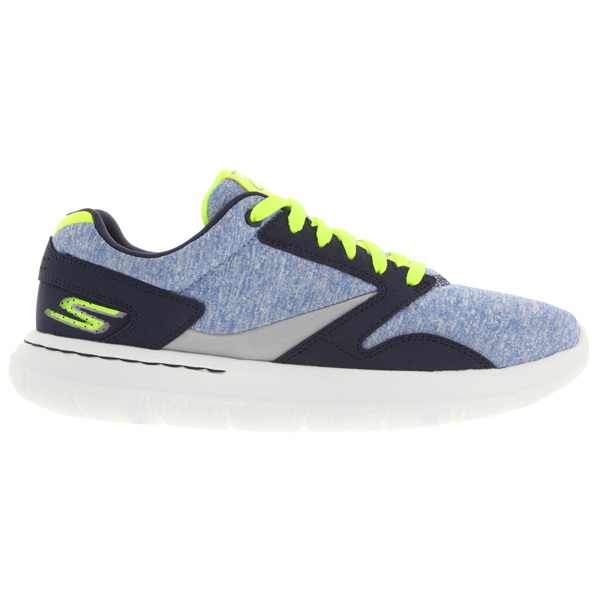 Skechers Women GOwalk City - Uptown Navy/Lime